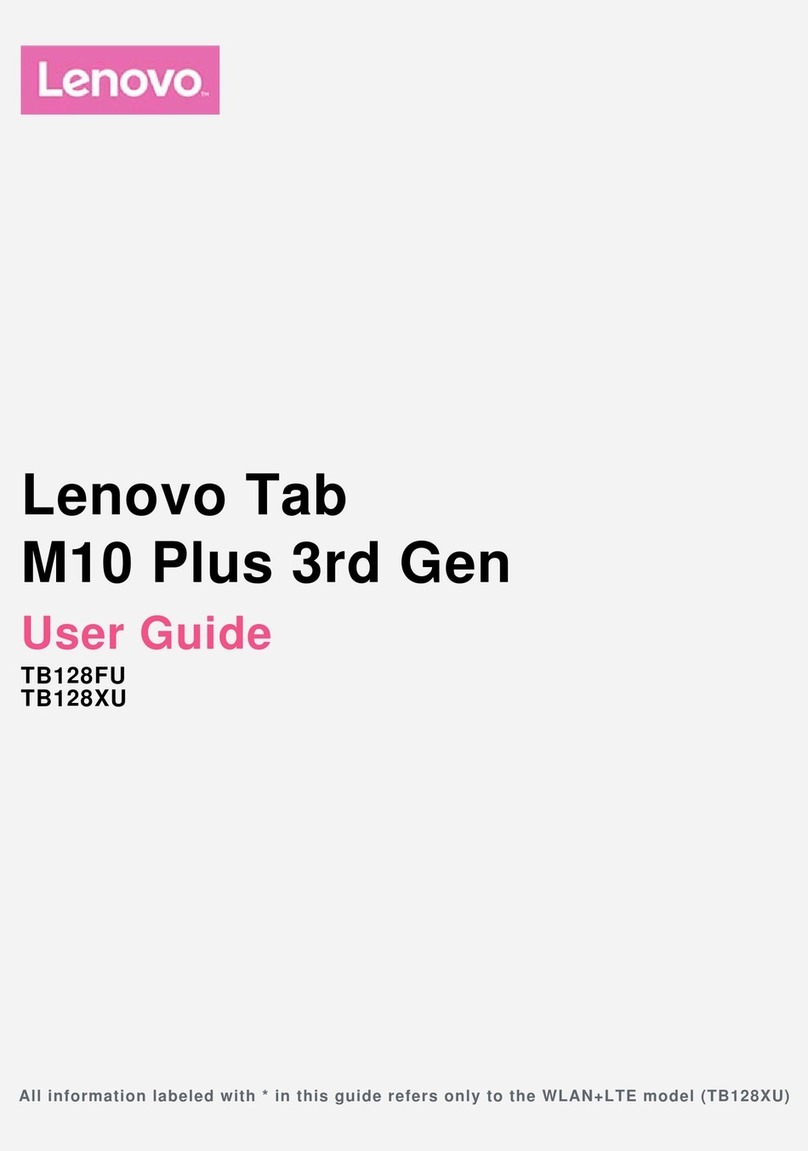 Lenovo TB128FU User manual Lenovo TB128FU User manual