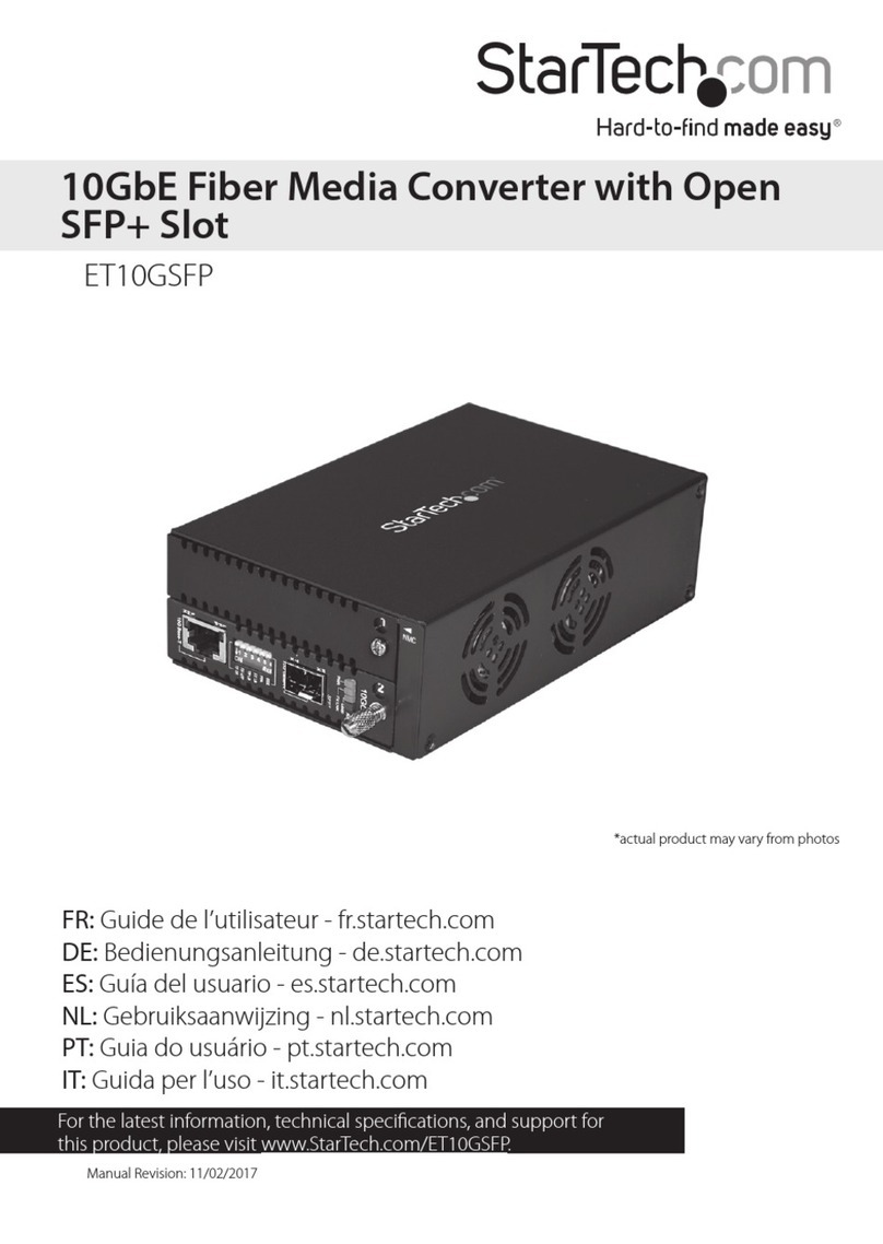 StarTech.com ET10GSFP User manual