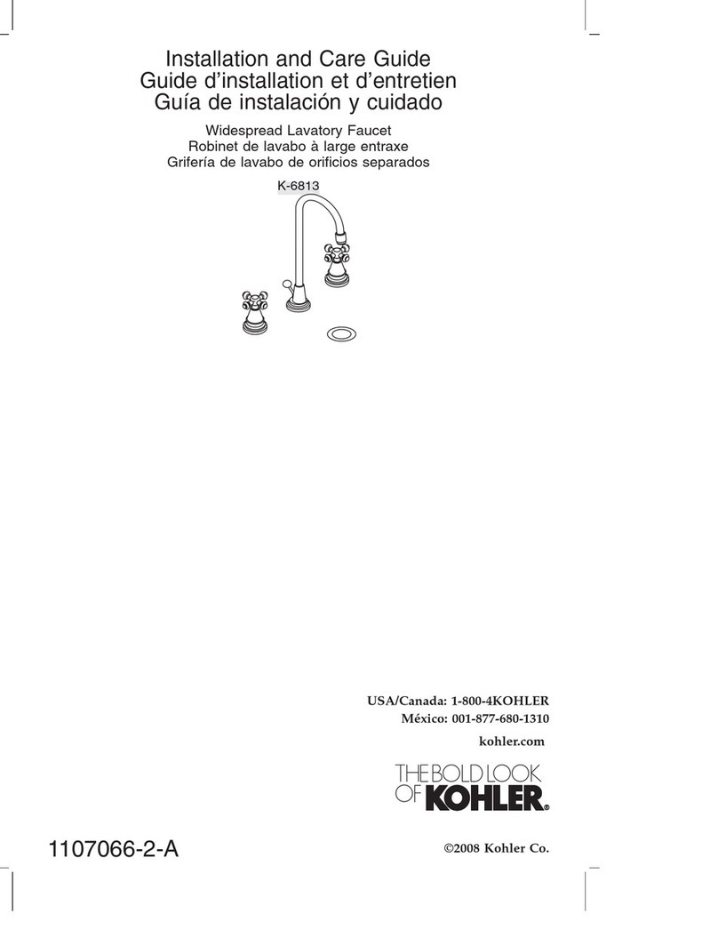 Kohler K-6813 Assembly instructions