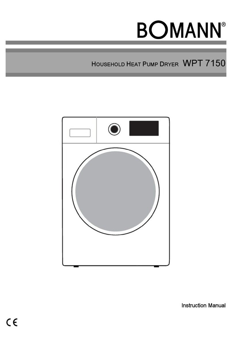 BOMANN WPT 7150 instruction manual