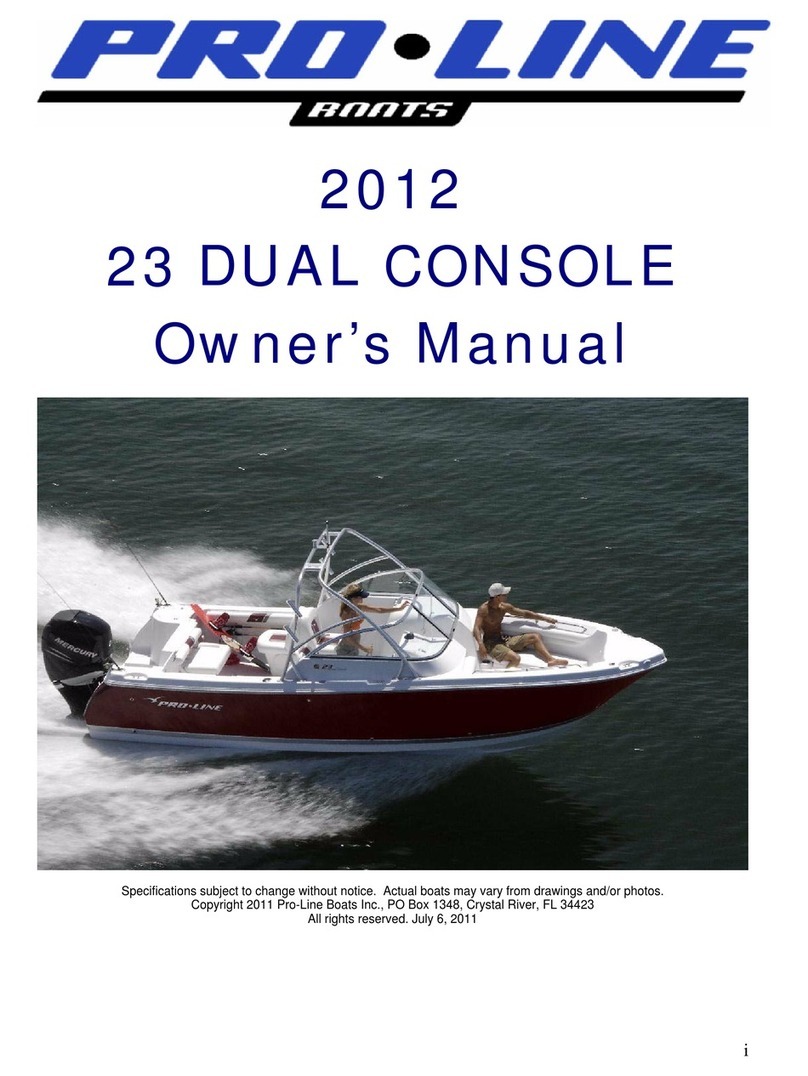 Pro-Line Boats 2012 23 Express owner's manual