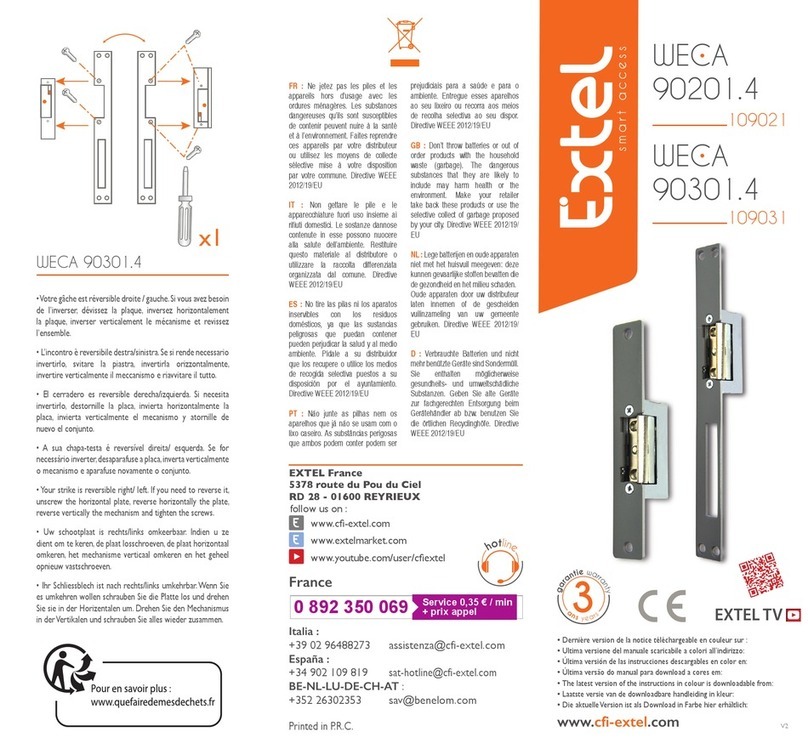Extel WECA 90301.4 manual