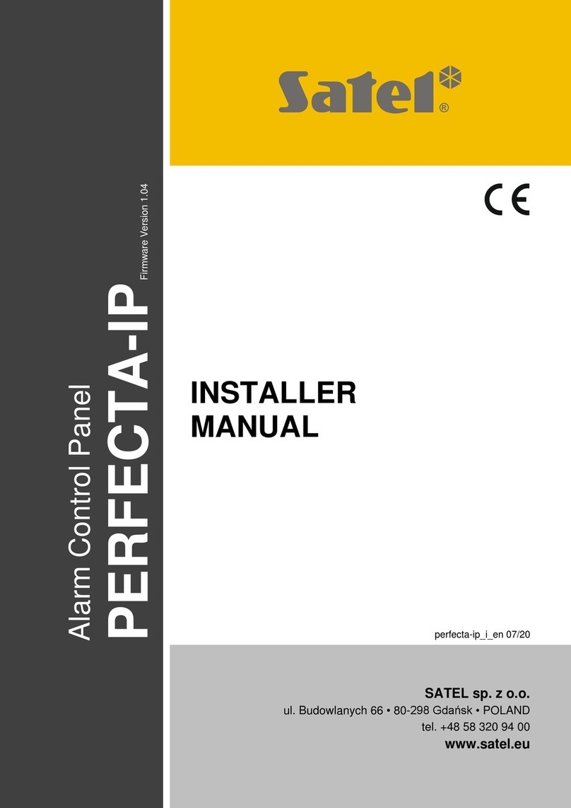 Satel PERFECTA-IP-32 Installer manual