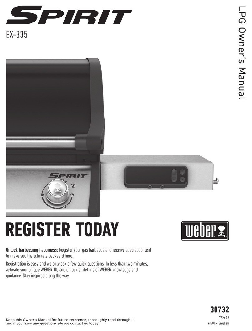 Weber 657324 owner's manual