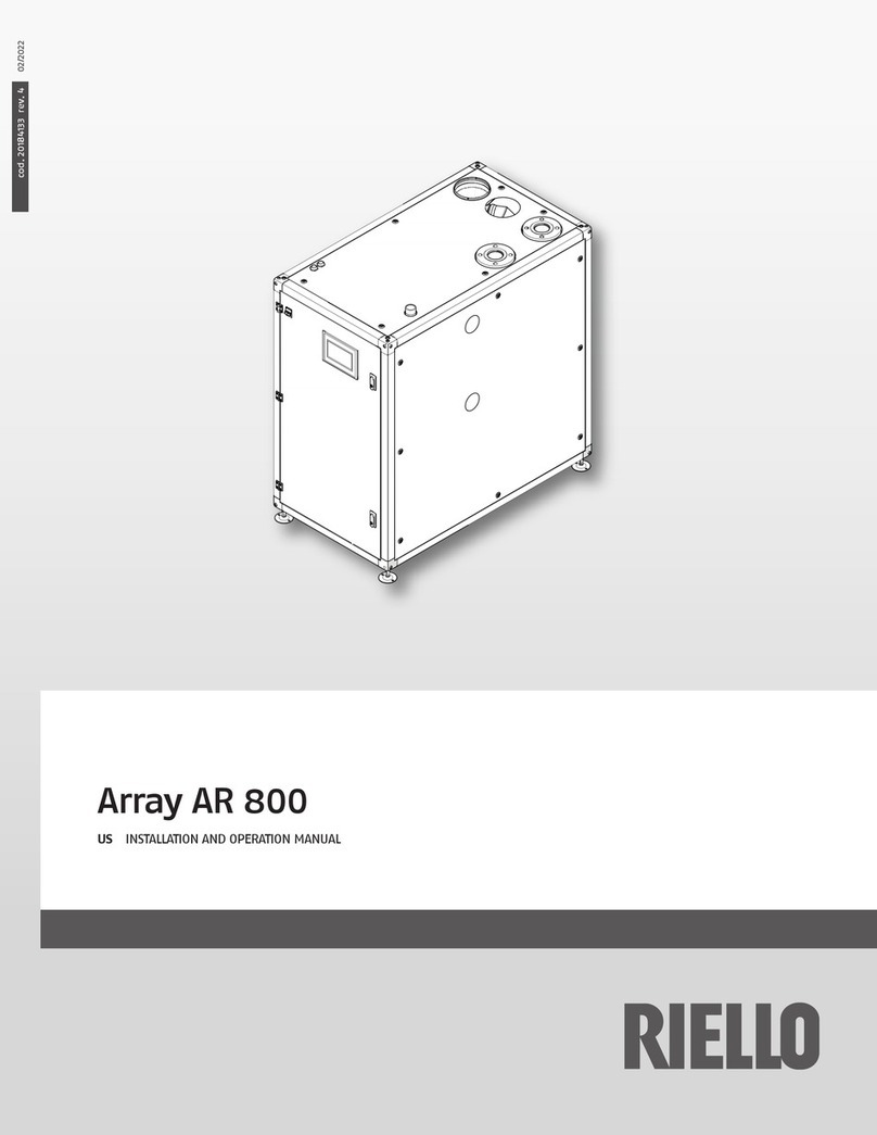 Riello Array AR 800 User manual