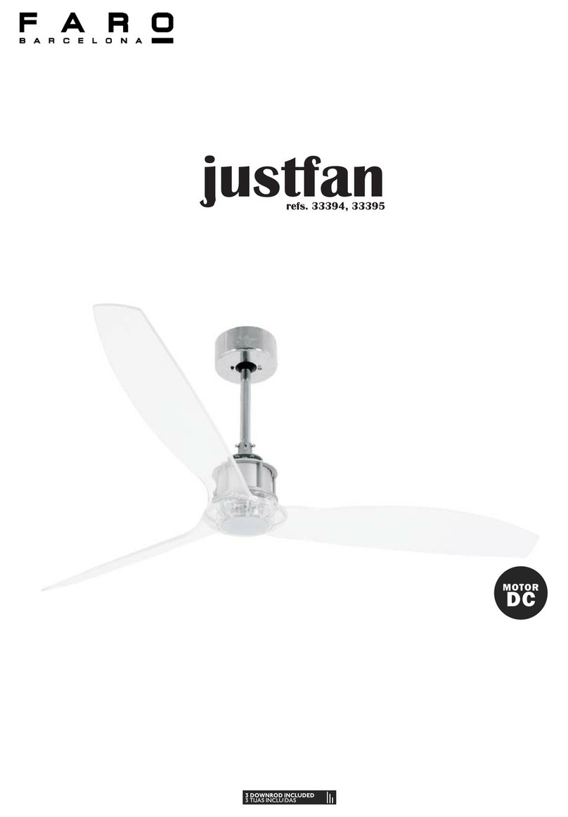 Faro Barcelona justfan 33394 User manual