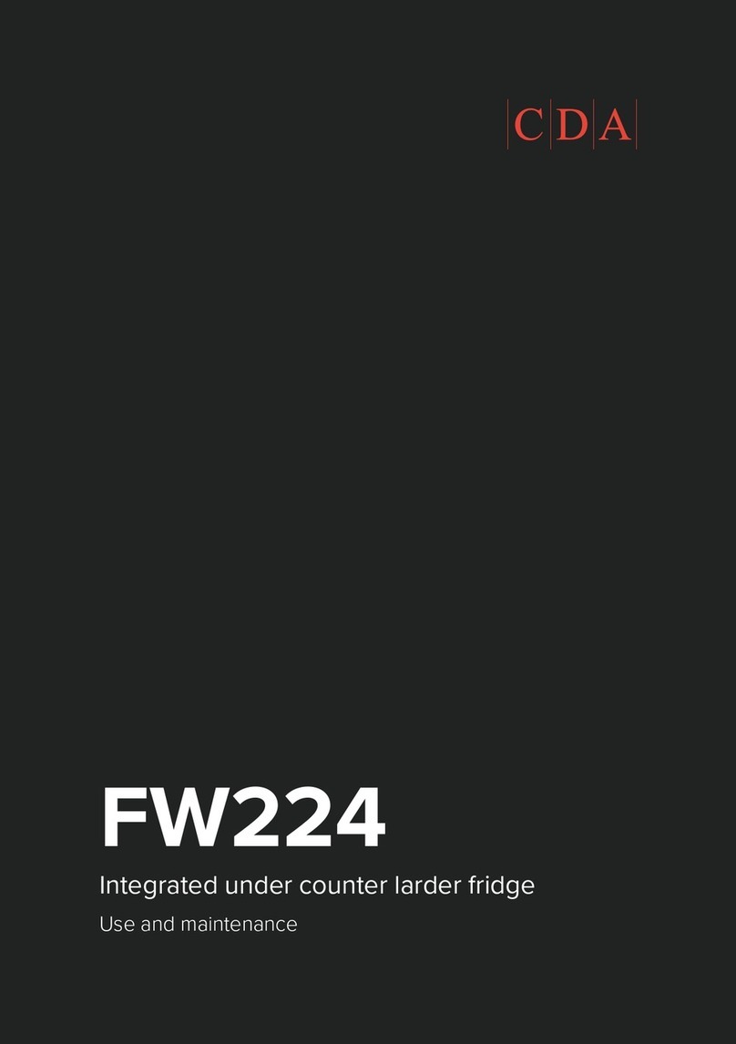 CDA FW224 Use and maintenance