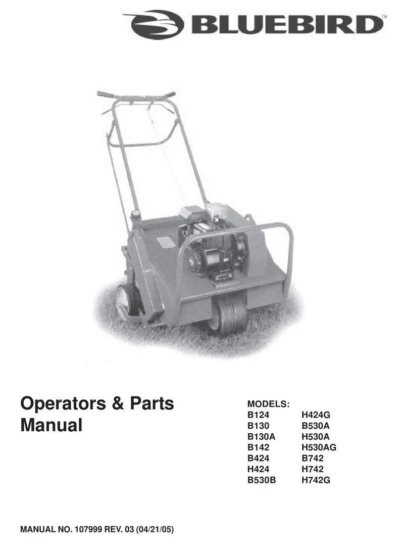 Bluebird B742 Operator's & parts manual