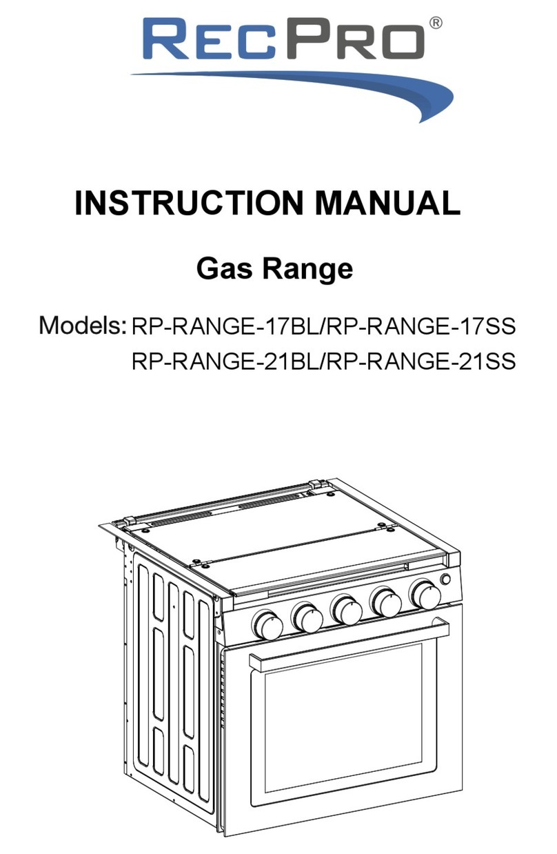 RecPro RP-RANGE-17BL instruction manual