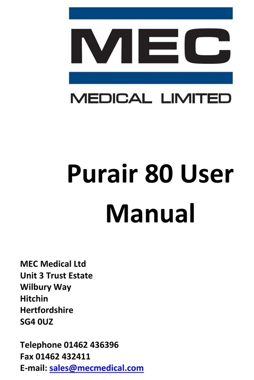 Mec Purair 80 user manual