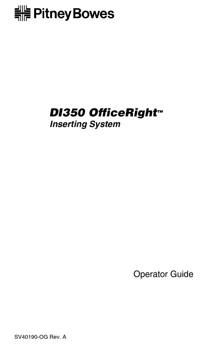Pitney Bowes OfficeRight DI350 Operator's guide