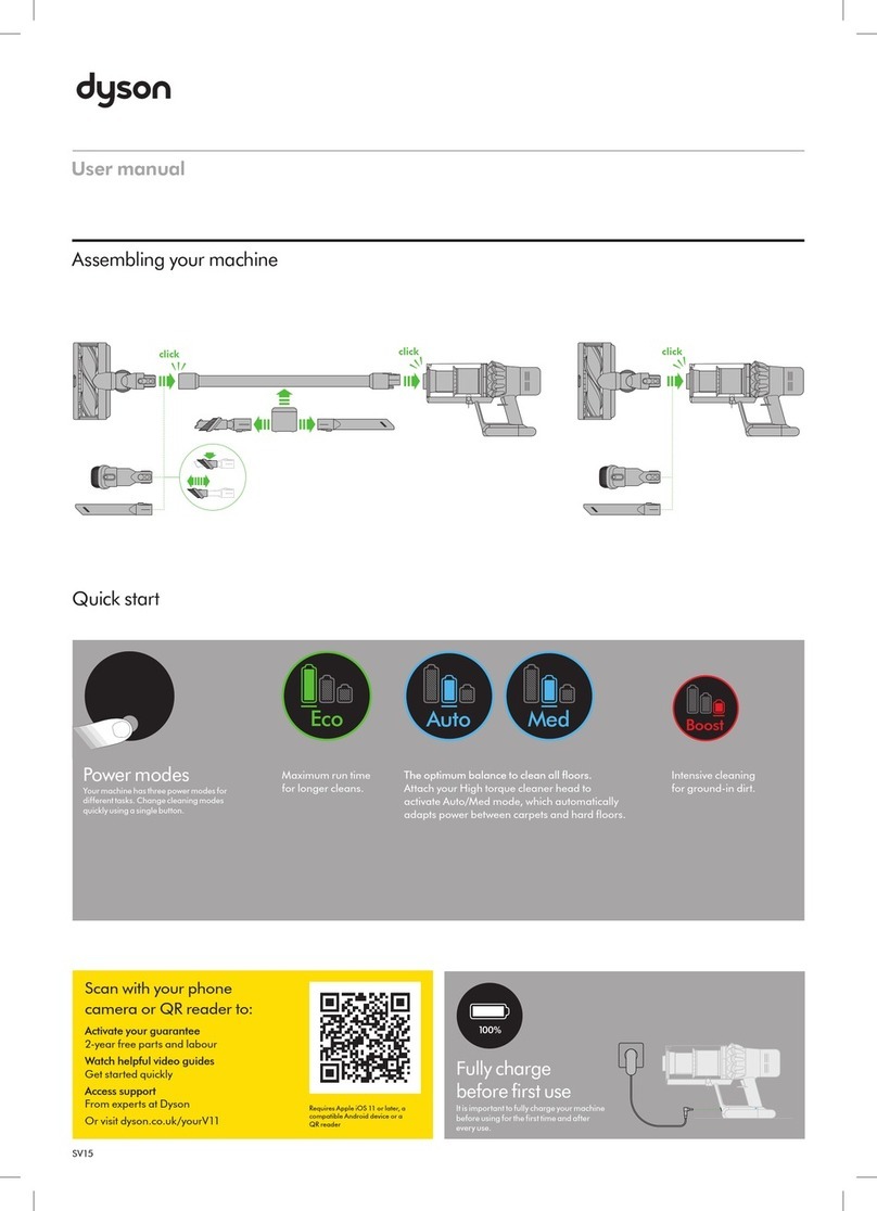 Dyson V11 user manual