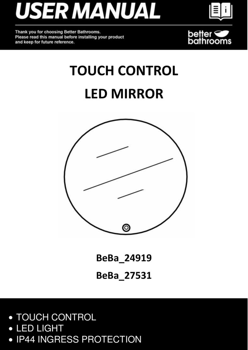 Better Bathrooms BeBa-27531 user manual Better Bathrooms BeBa-27531 user manual