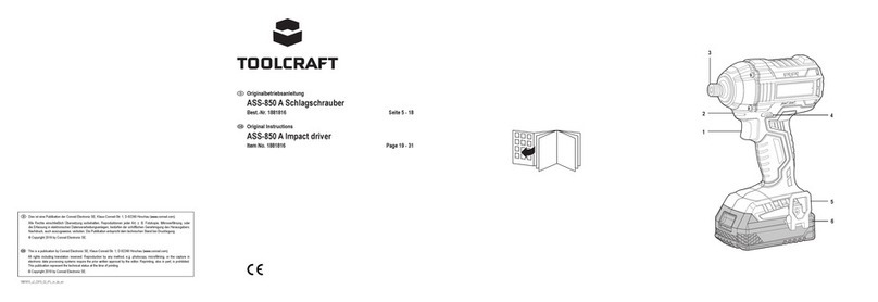 TOOLCRAFT ASS-850 A User manual