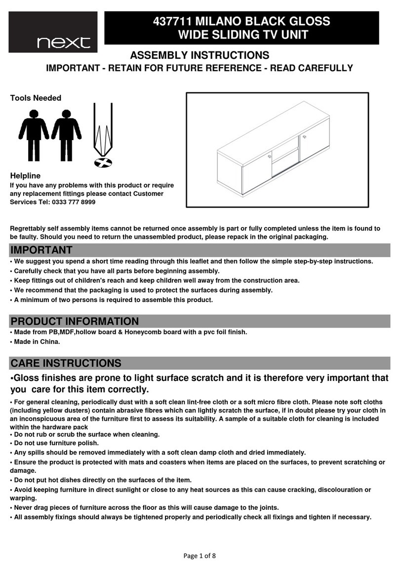 Next MILANO 437711 User manual