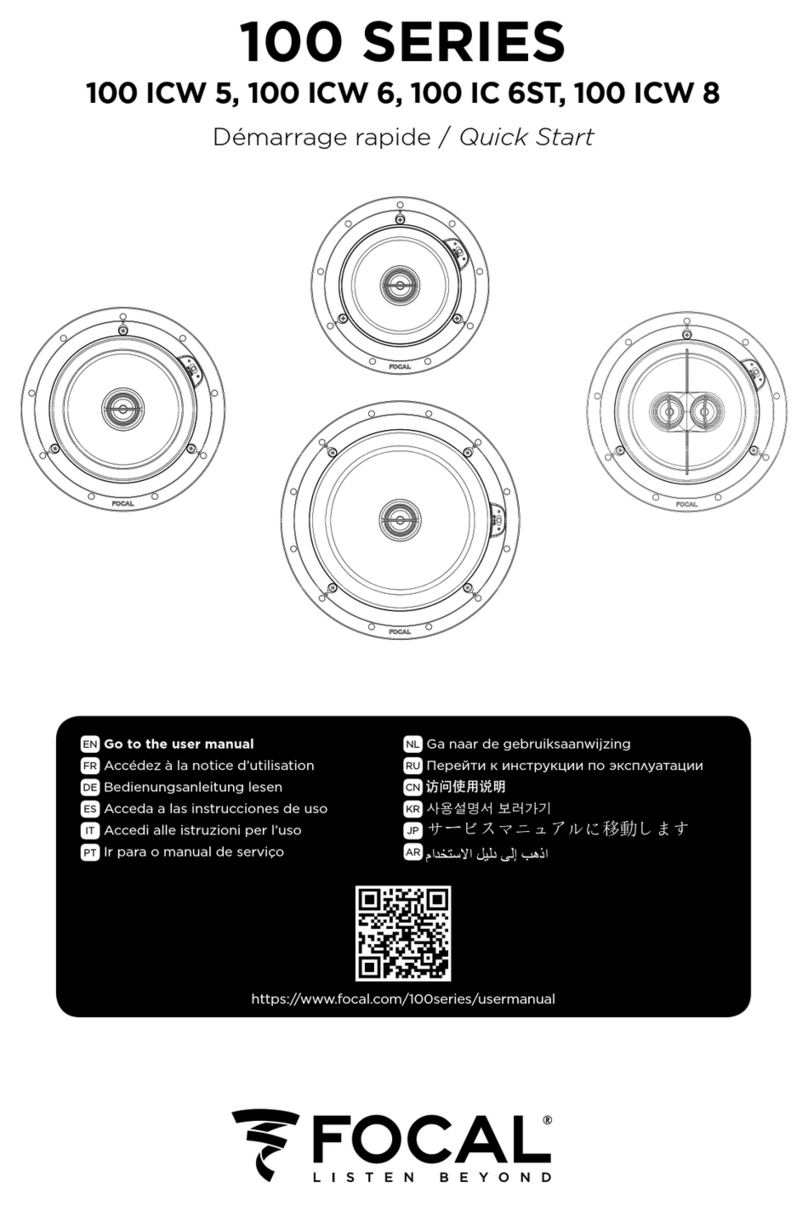 Focal 100 ICW 5 User manual