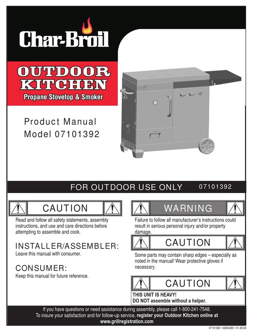 Char-Broil 07101392 product manual