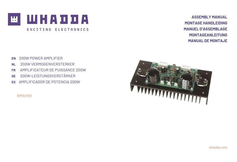 Whadda WMAH100 Assembly manual
