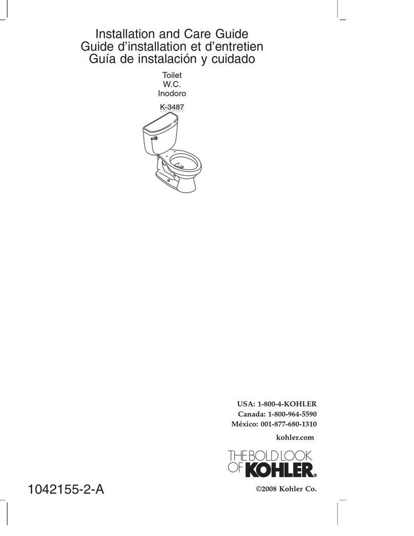 Kohler K-3487 Assembly instructions