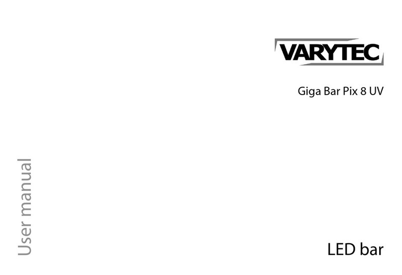 Varytec Giga Bar Pix 8 UV User manual