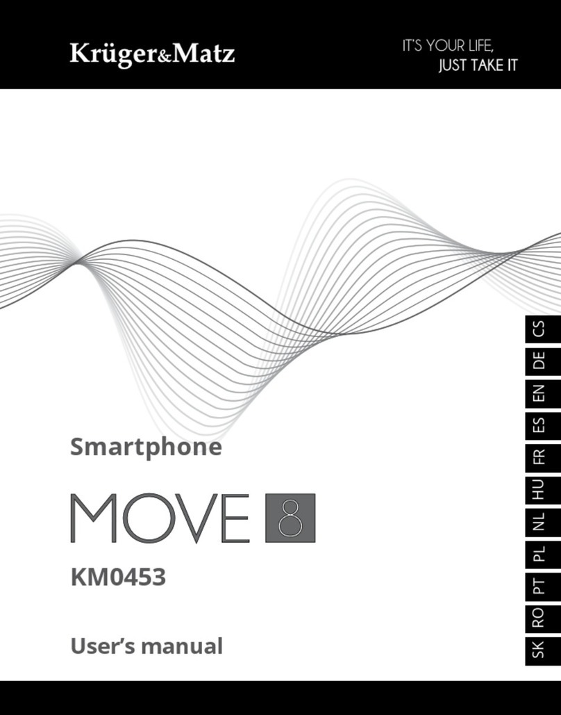 Krüger & Matz MOVE 8 User manual Krüger & Matz MOVE 8 User manual