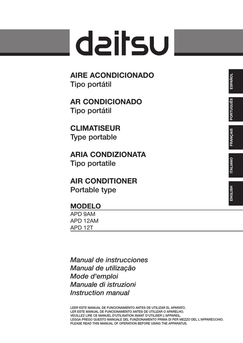Daitsu APD 9AM User manual Daitsu APD 9AM User manual