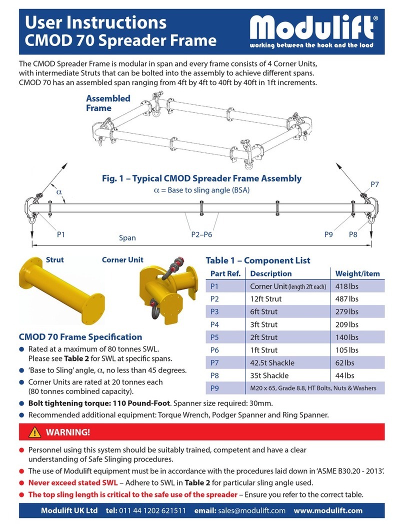 Modulift CMOD 70 User instructions