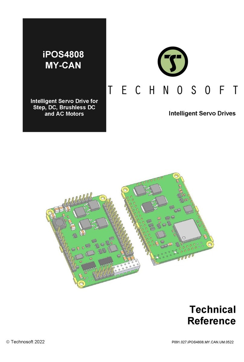 Technosoft iPOS4808 MY-CAN Use and care manual