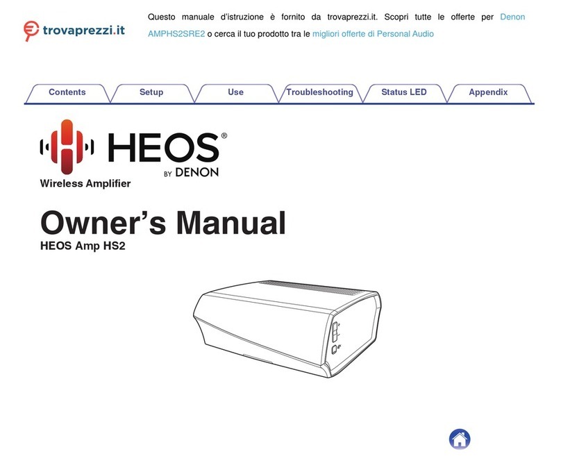 Denon AMPHS2SRE2 User manual