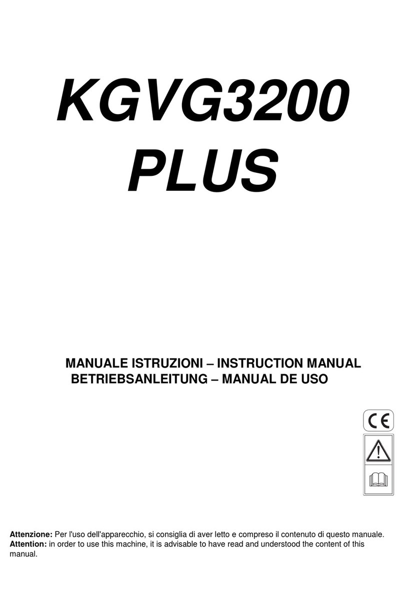 Kruger KGVG3200 PLUS instruction manual