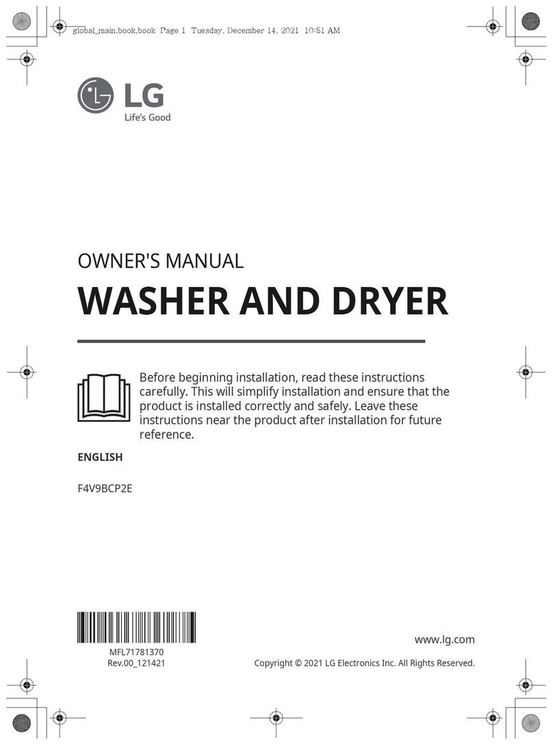 LG F4V9BCP2E User manual