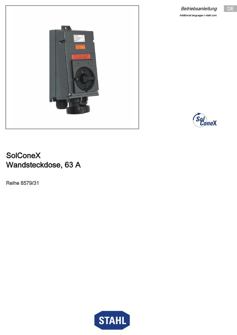 Stahl SolConex 8579/31 Series User manual