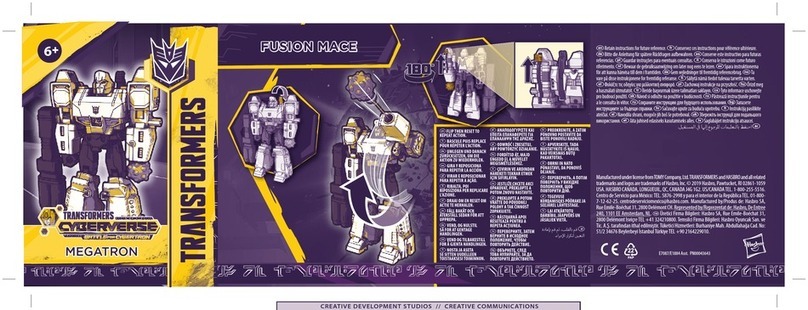 Hasbro TRANSFORMERS CYBERVERSE BATTLE FOR CYBERTRON... User manual Hasbro TRANSFORMERS CYBERVERSE BATTLE FOR CYBERTRON... User manual