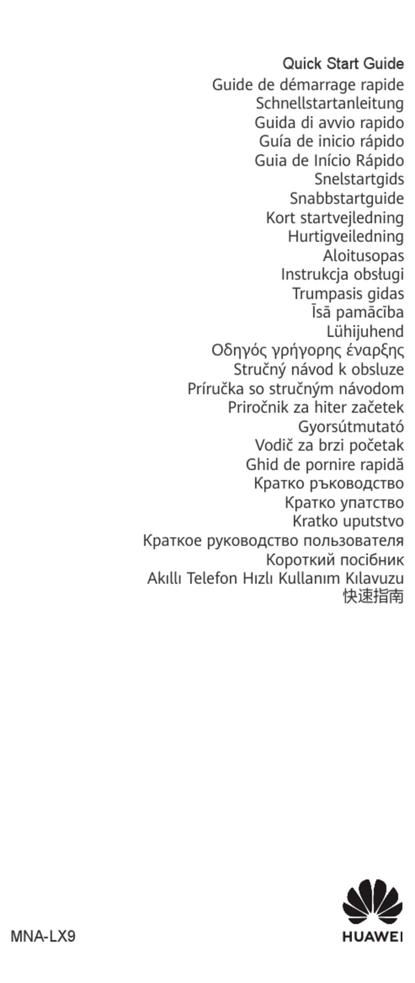 Huawei P60 Pro User manual