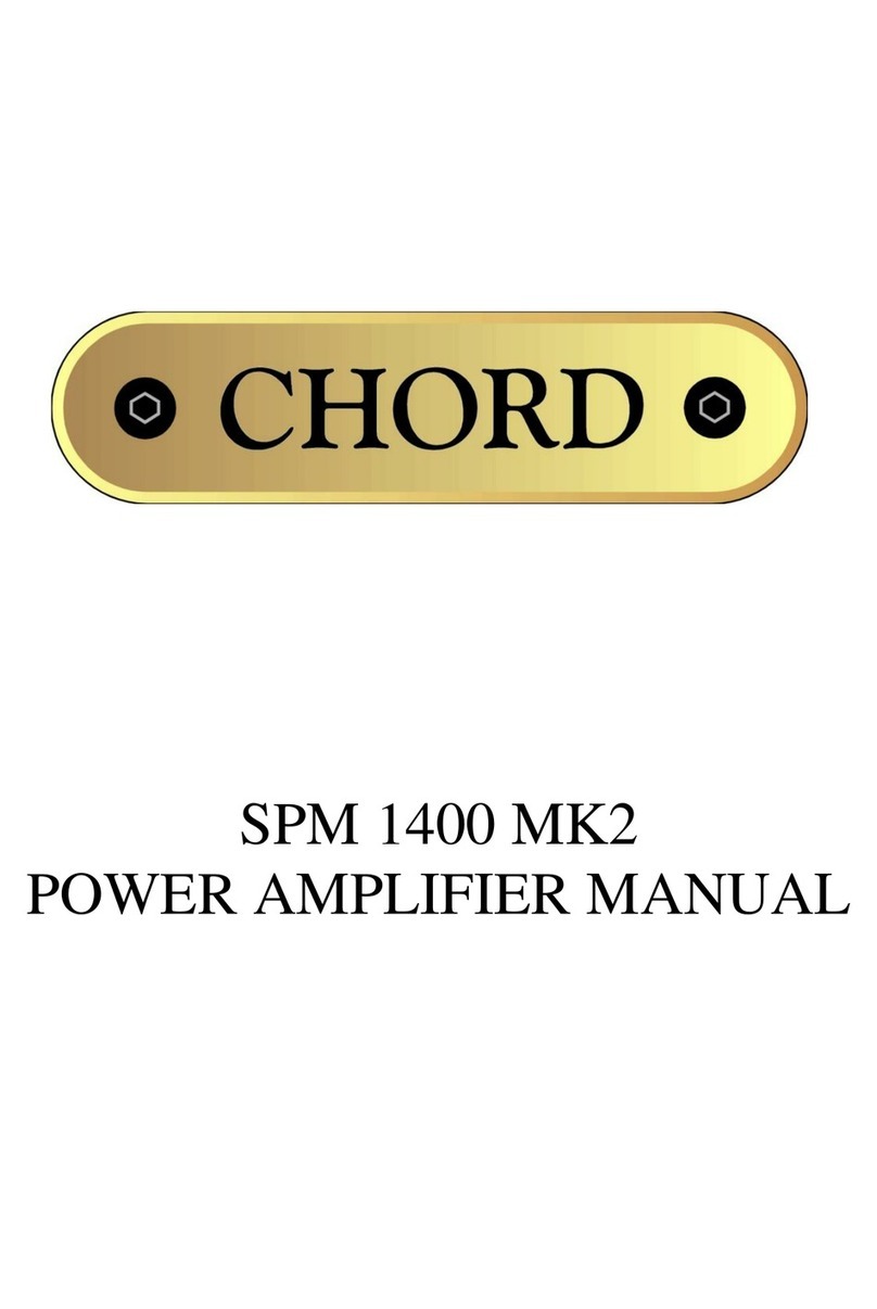 Chord SPM 1400 MK2 manual