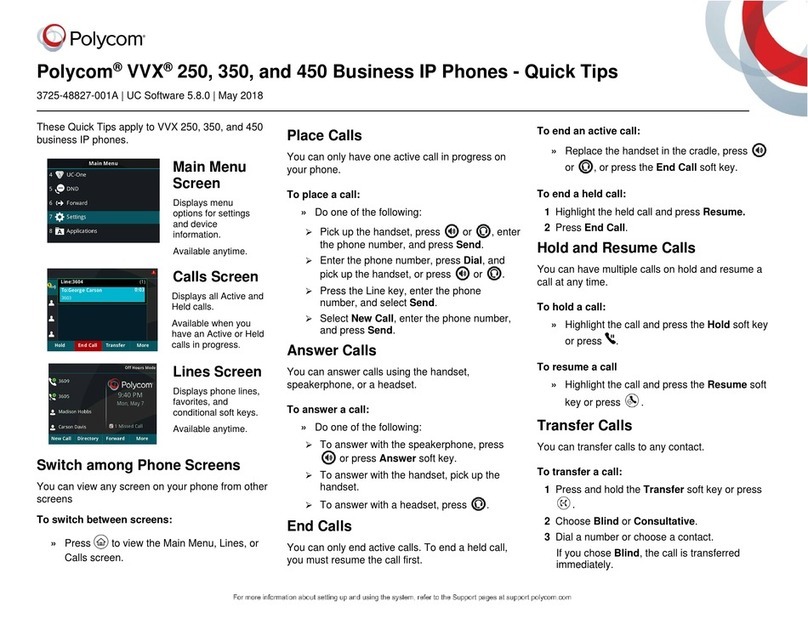 Polycom VVX 350 Assembly instructions