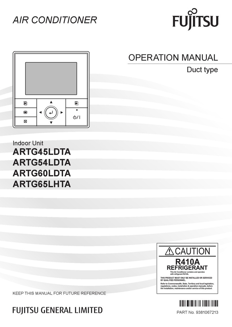 Fujitsu ARTG65LHTA User manual