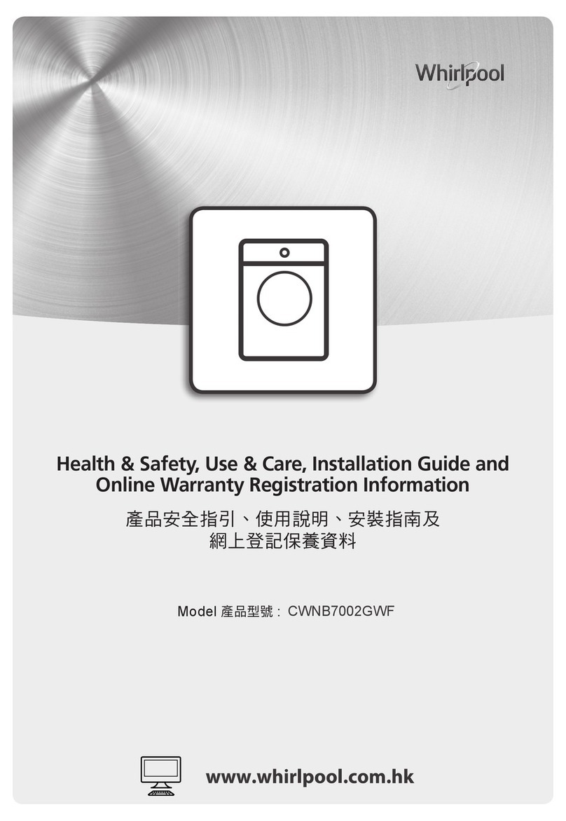 Whirlpool CWNB7002GWF manual