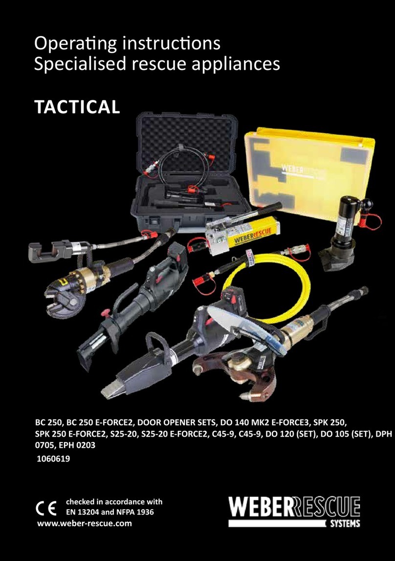 Weber Rescue Systems TACTICAL BC 250 E-FORCE2 User manual