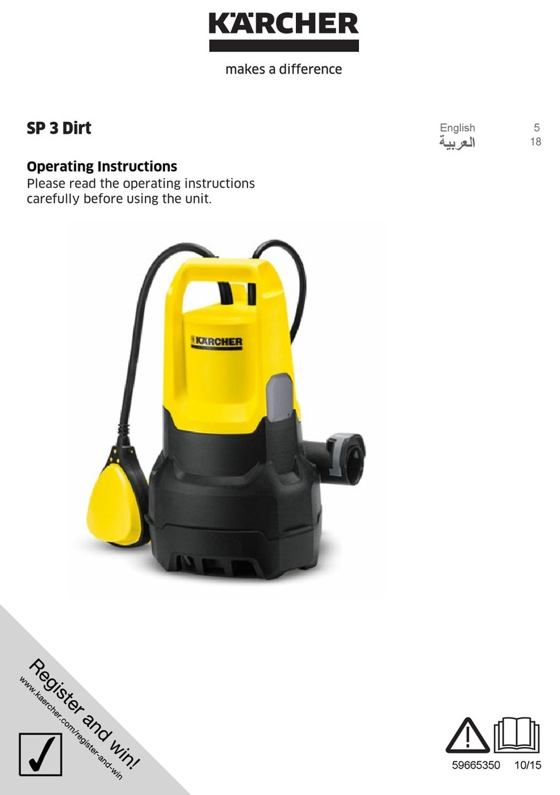 Kärcher SP 3 Dirt User manual