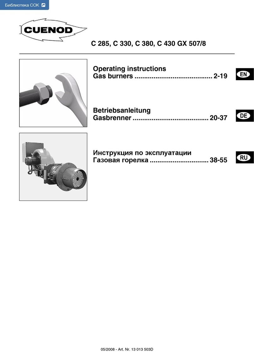 Cuenod C 285 operating instructions