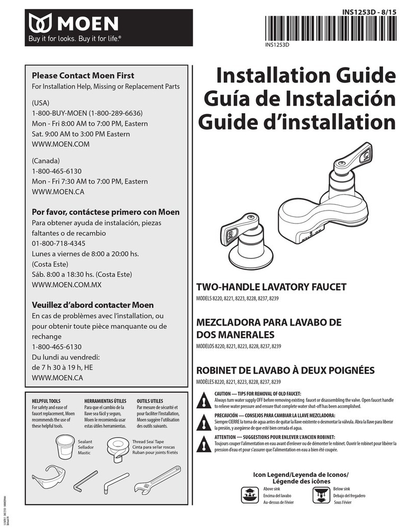 Moen 8220 User manual