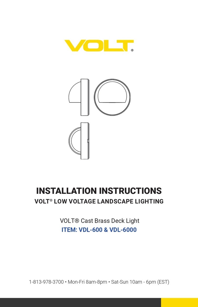 Volt VDL-6000 installation instructions