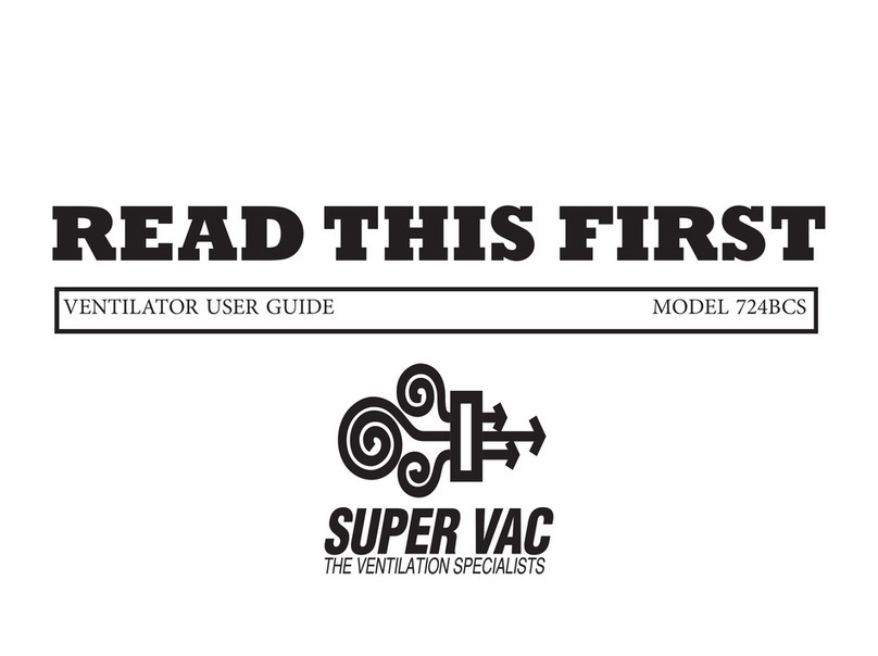 Super Vac 724BCS User manual