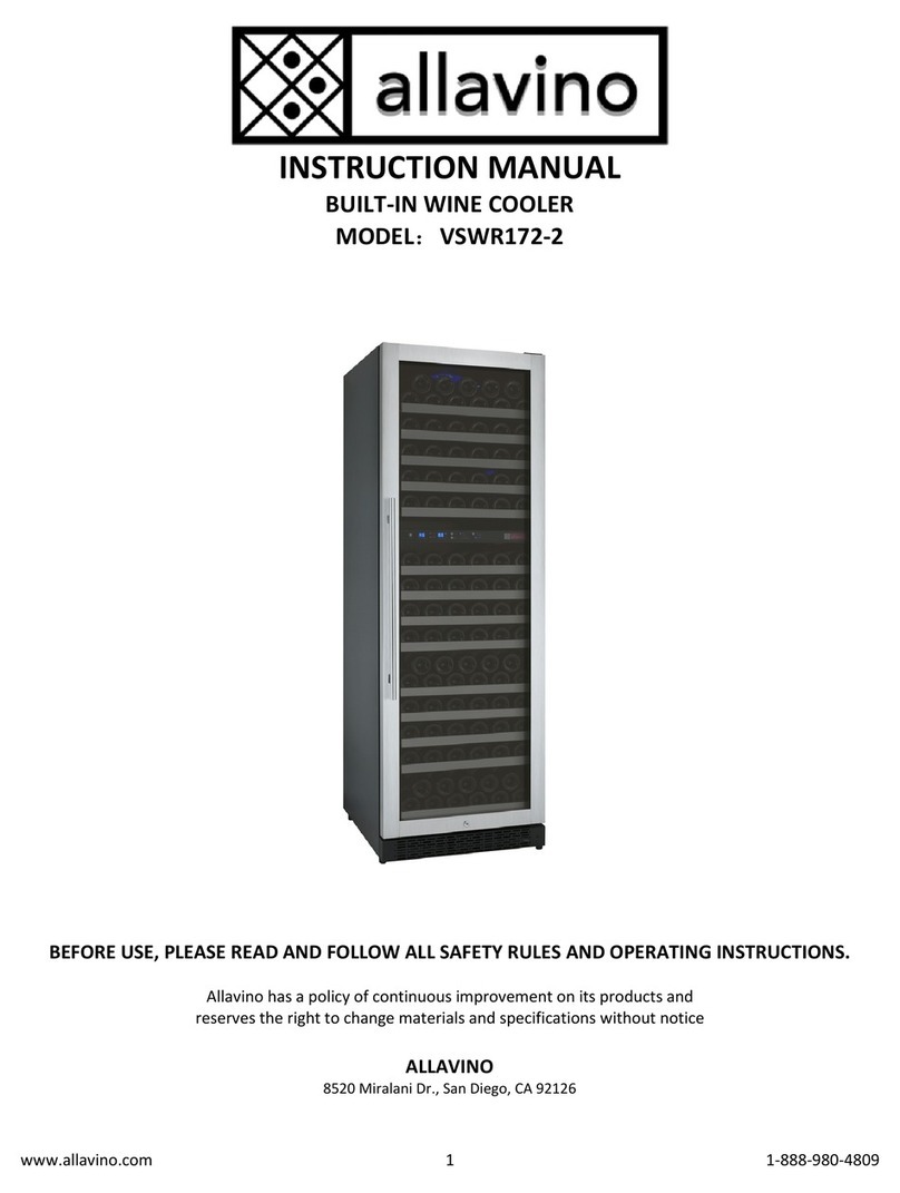 Allavino VSWR172-2 instruction manual