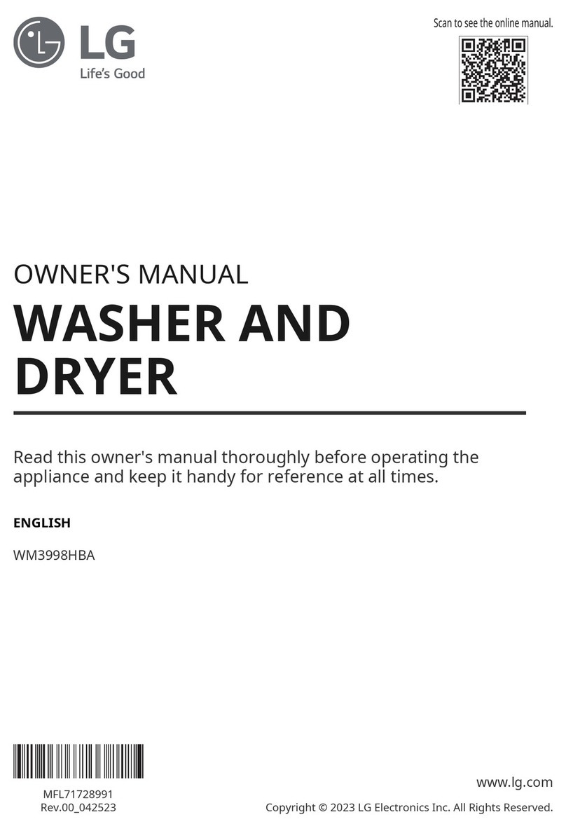 LG WM3998HBA.ABLEVUS User manual