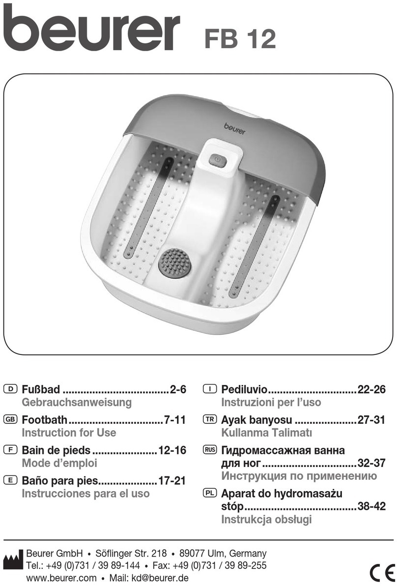 Beurer FB 12 Instructions for use