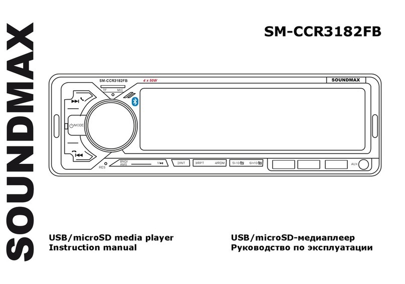 SoundMax SM-CCR3182FB instruction manual