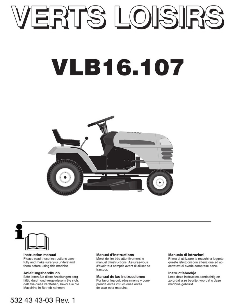 Verts Loisirs VLB16.107 instruction manual