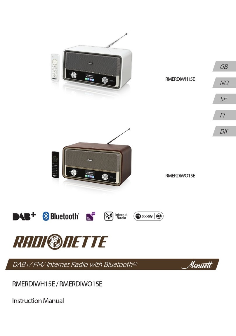 Radionette RMERDIWH15E instruction manual